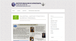 Desktop Screenshot of ibhipnoterapia.com.br